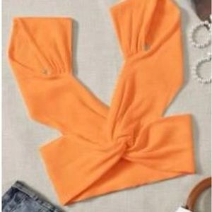 Orange Shein Crop Top, Size M (US)
